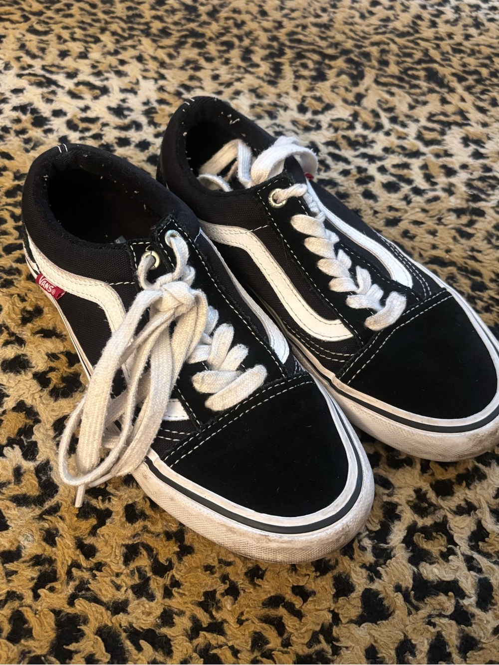 us women’s 6/mens 4.5 vans old skool canvas sneakers